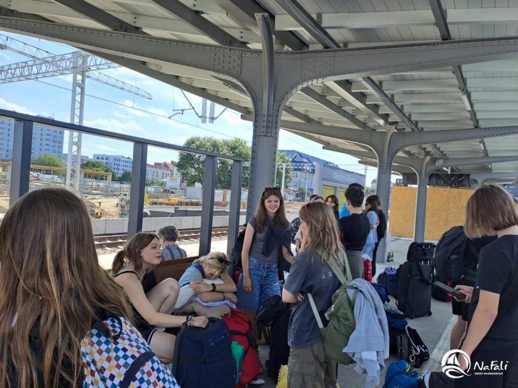 Podróż pociągiem na wakacje